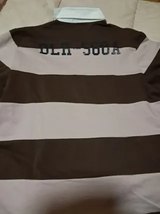 Polo Zara Uomo Marrone e rosa antico