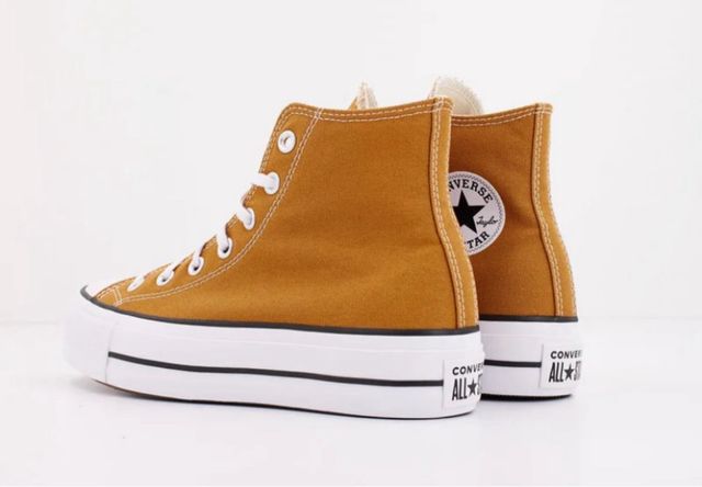 Sneakers Converse Marroni con Piattaforma