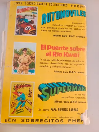 Álbum Automóviles para Cromos