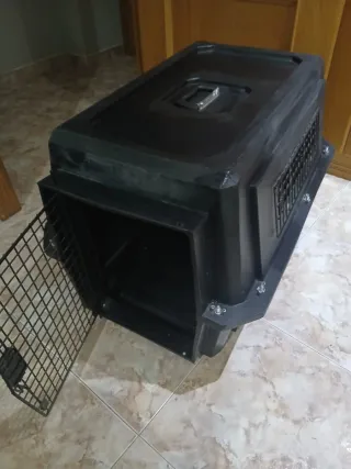 Transportín perro negro
