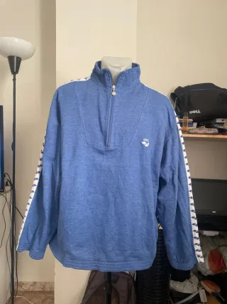 Sudadera Arena azul vintage Talla L