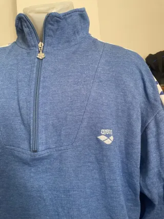 Sudadera Arena azul vintage Talla L