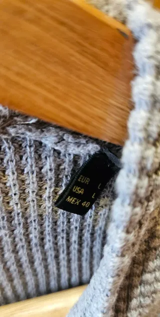 Jersey Massimo Dutti Gris Talla M