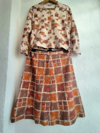 Traje vintage años 70 talla 46