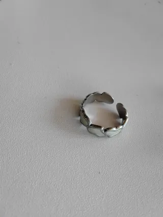 Gargantilla y Anillo Perlas Plata