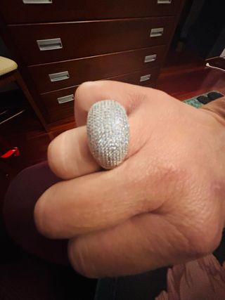 Anillo Evaristo Plata de Ley, queda precioso !!!