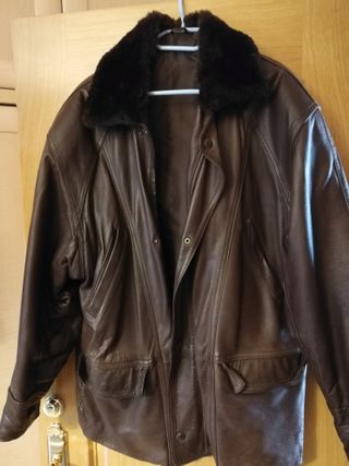 Cazadora hombre 3/4 marrón