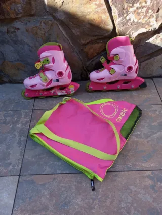 Patines Oxelo Talla 32-34 con Bolsa