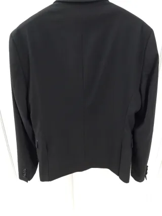 Giacca Smoking Zara Uomo Nera foderata Tg 48