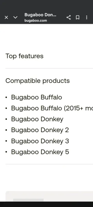 Capota Bugaboo Donkey 3 Azul Ventilada