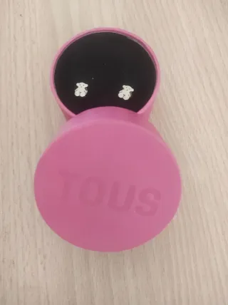 Pendientes Tous Osito Niña Plata