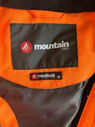 Cazadora de esquí Mountain Naranja, talla 10