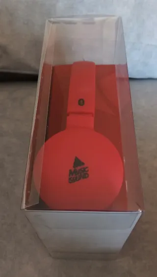 Auriculares Bluetooth Music Sound Rojos