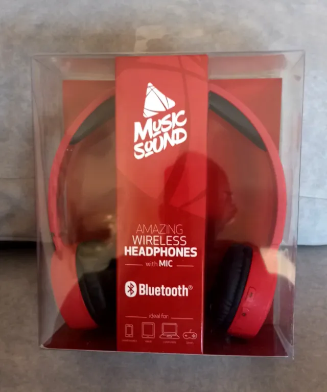 Auricolari Bluetooth Music Sound Rossi