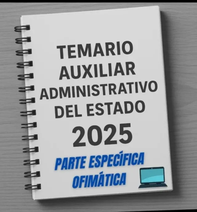Temario auxiliar administrativo informática