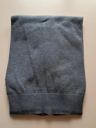 Maglione uomo grigio scollo a V