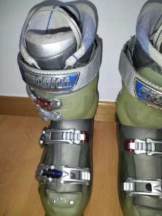 Esquís Fischer RX 5, fijaciones, palos y botas