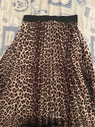 Gonna lunga fantasia animalier