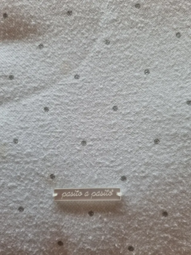 Saco Carro Bebé Estampado Puntos azul cielo