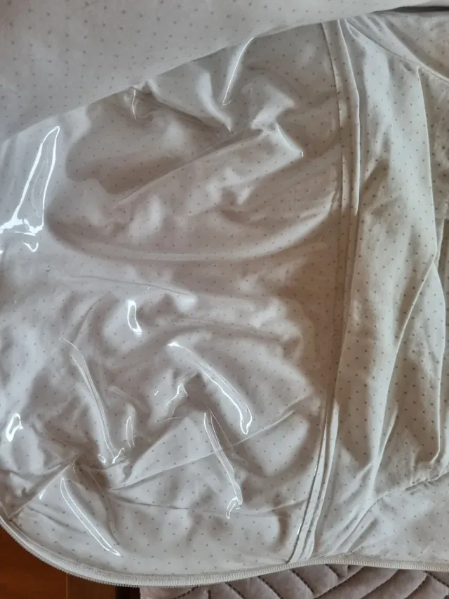 Saco Carro Bebé Estampado Puntos azul cielo