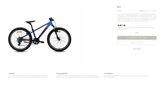Bicicleta Monty Kx7 24' Azul