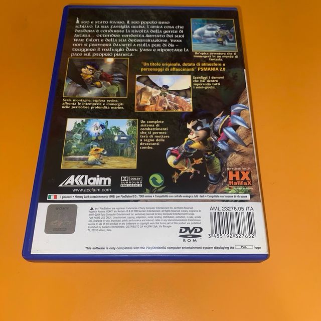 Vexx PS2 Gioco Italiano Completo Ottime Condizioni