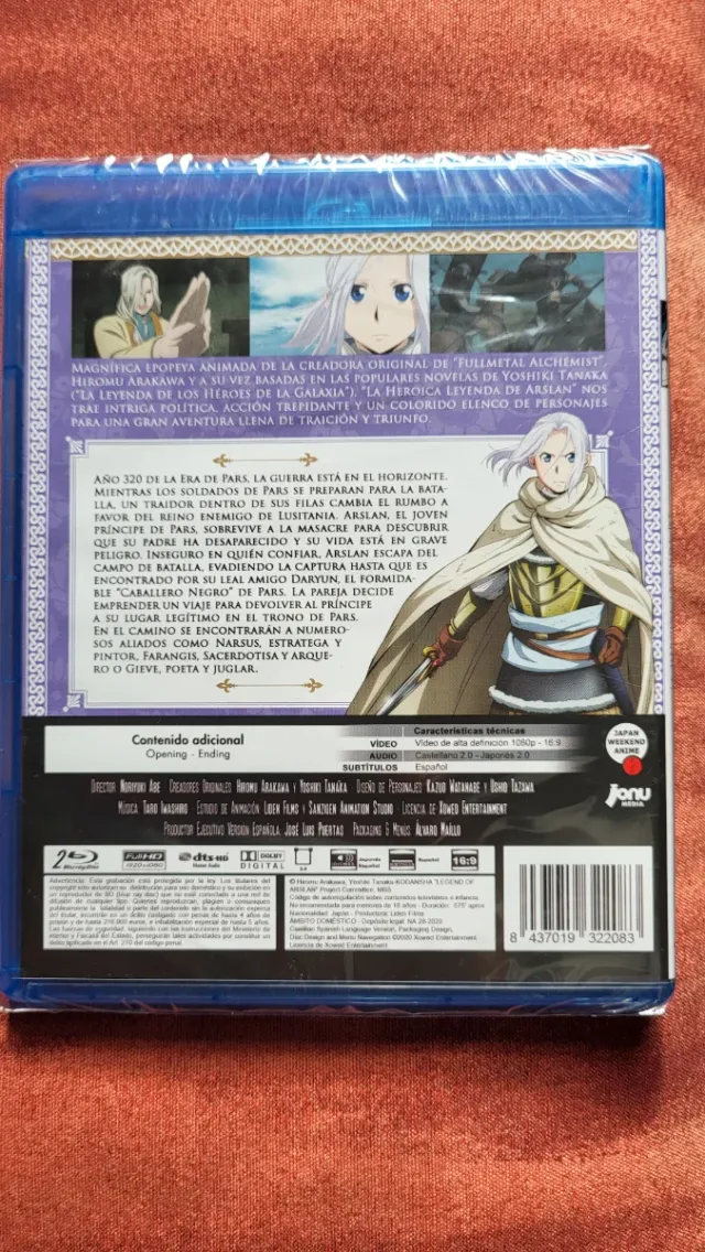 Blu-ray La Leyenda de Arslan - Temp 1
