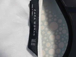 Camisa Zara Woman Blanca Volantes