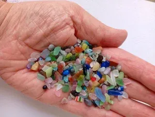 100g Vetri Murano e Pietre Semipreziose