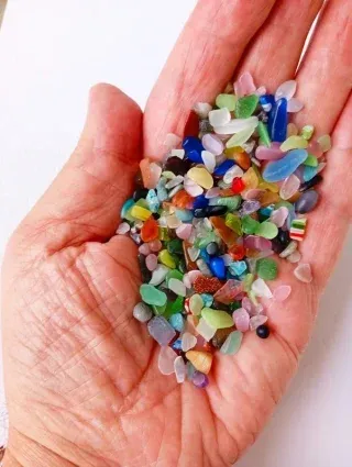 100g Vetri Murano e Pietre Semipreziose