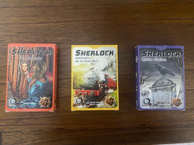 Juegos de investigación Sherlock (3 juegos)