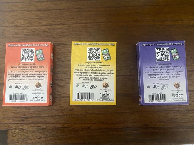 Juegos de investigación Sherlock (3 juegos)