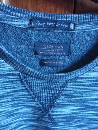 Jersey Celopman Azul/Gris Talla XL