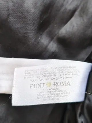 Anorak Punto Roma Mujer Beige y Dorado