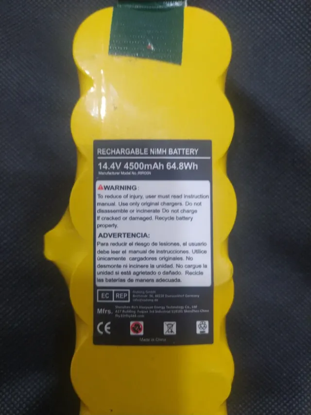 Irobot  Batería Recargable NiMH 14.4V 4500mAh