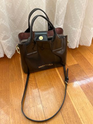 Bolso Bimba y Lola Negro Charol