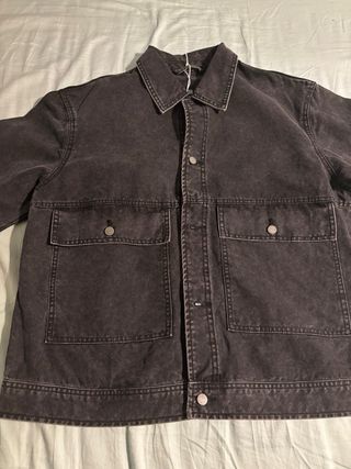 Chaqueta tejana negra