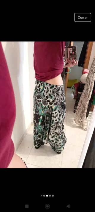 Vestido pantalón hippie talla única