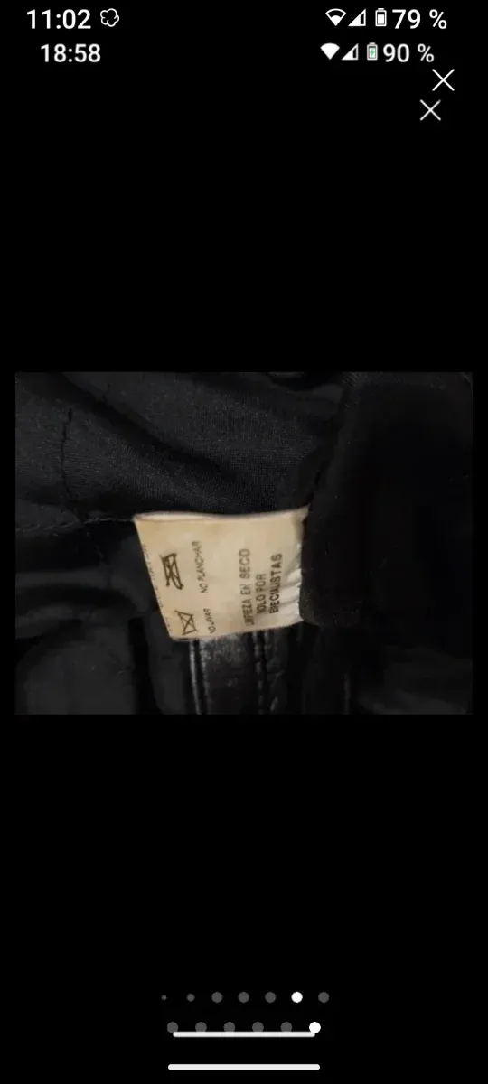 Cazadora de cuero caballero