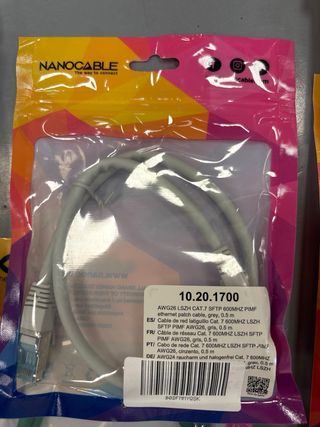 Cables de red NANOCABLE varios tamaños