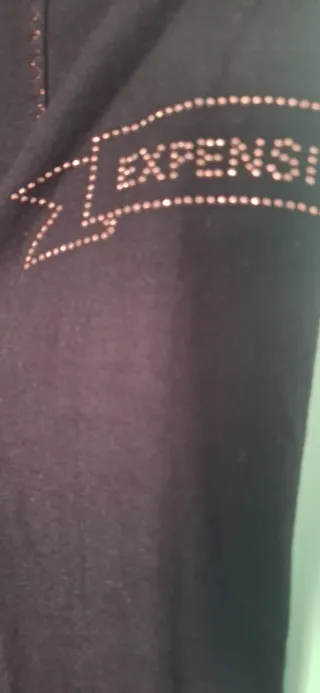 Dolcevita nera con brillantini