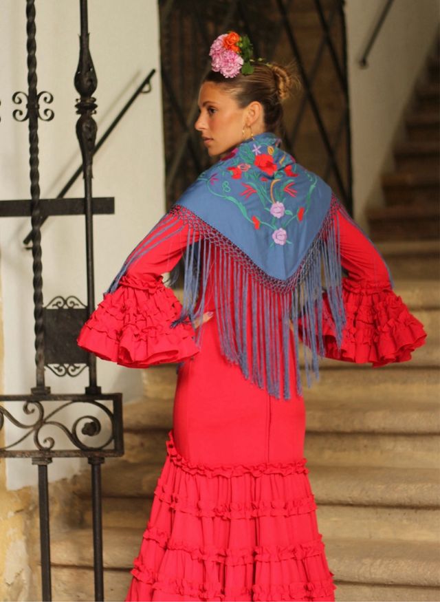 Conjunto Flamenca Traje y Complementos