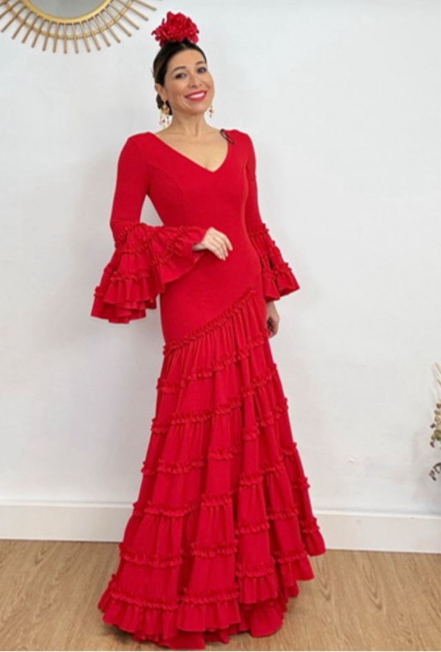 Conjunto Flamenca Traje y Complementos