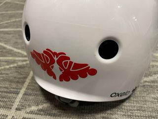 Casco blanco patines talla M