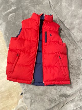 Chaleco Reversible Polo Ralph Lauren Azul/Rojo