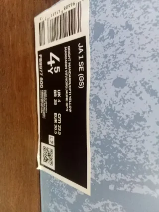 Scarpe Nike Ja 1 bambino arancioni