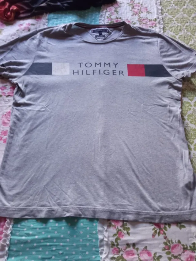 Camiseta Tommy Hilfiger Gris Talla L