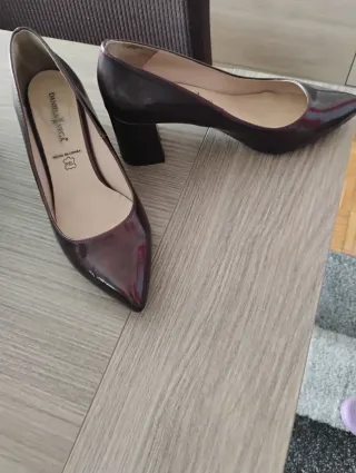 Zapatos tacón DANIELA VEGA T.37 Rojo