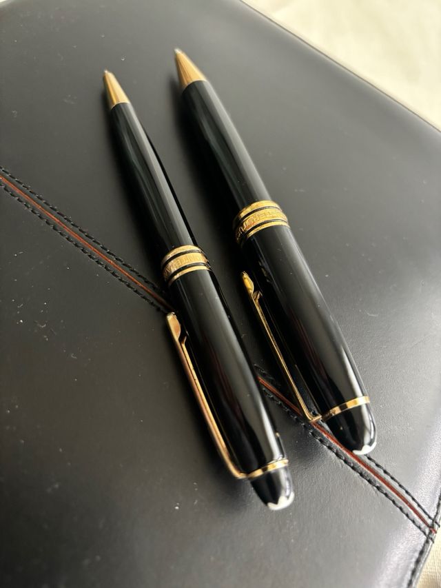 Set Montblanc con 2 penne e 1 stilografica