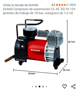 Compresor para coche Einhell